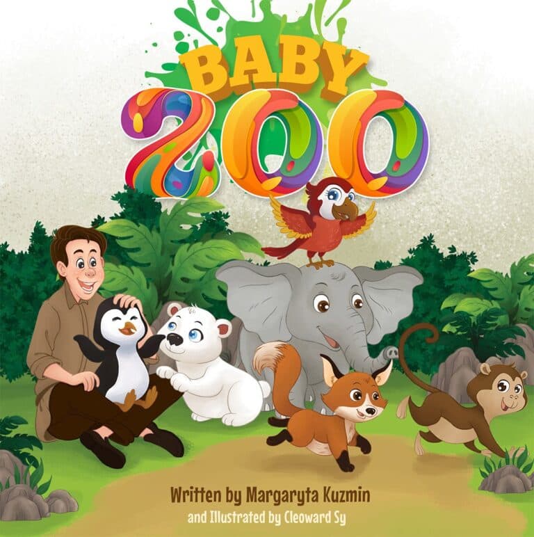 Cover of Baby Zoo: The Book of Colors, Numbers and Shapes